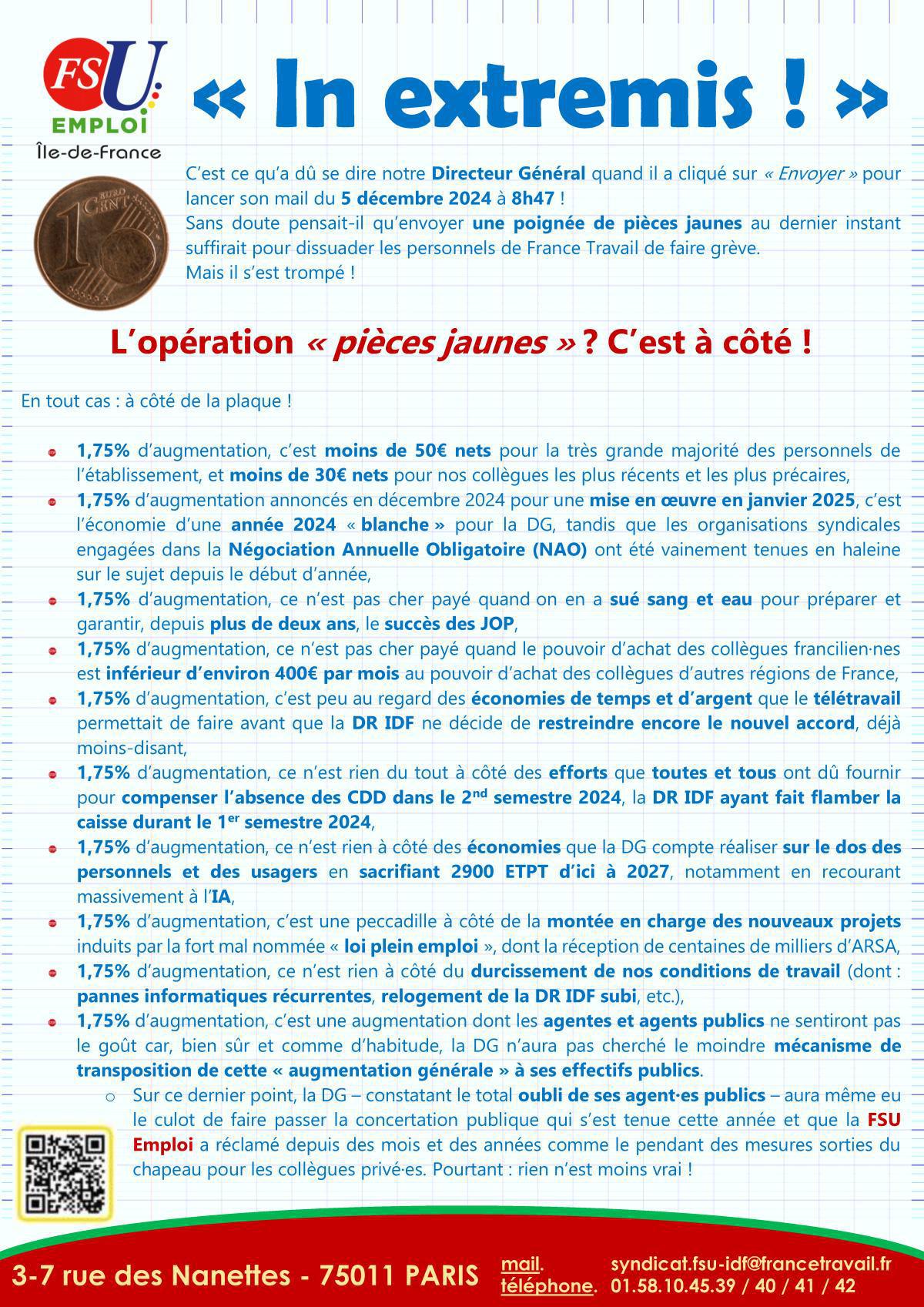 « In extremis ! » « In extremis ! »