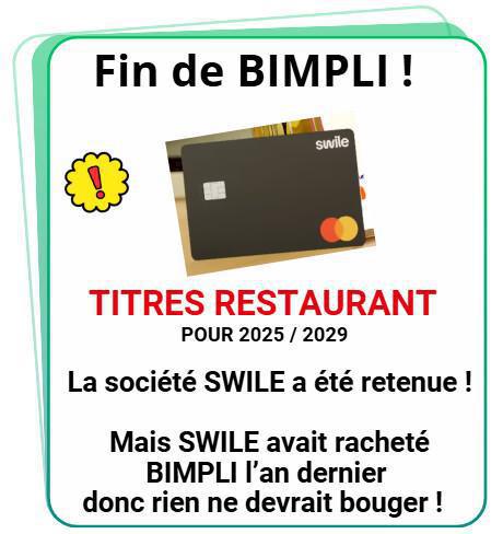 Titre restaurant : fin de BIMPLI ! Titre restaurant : fin de BIMPLI !