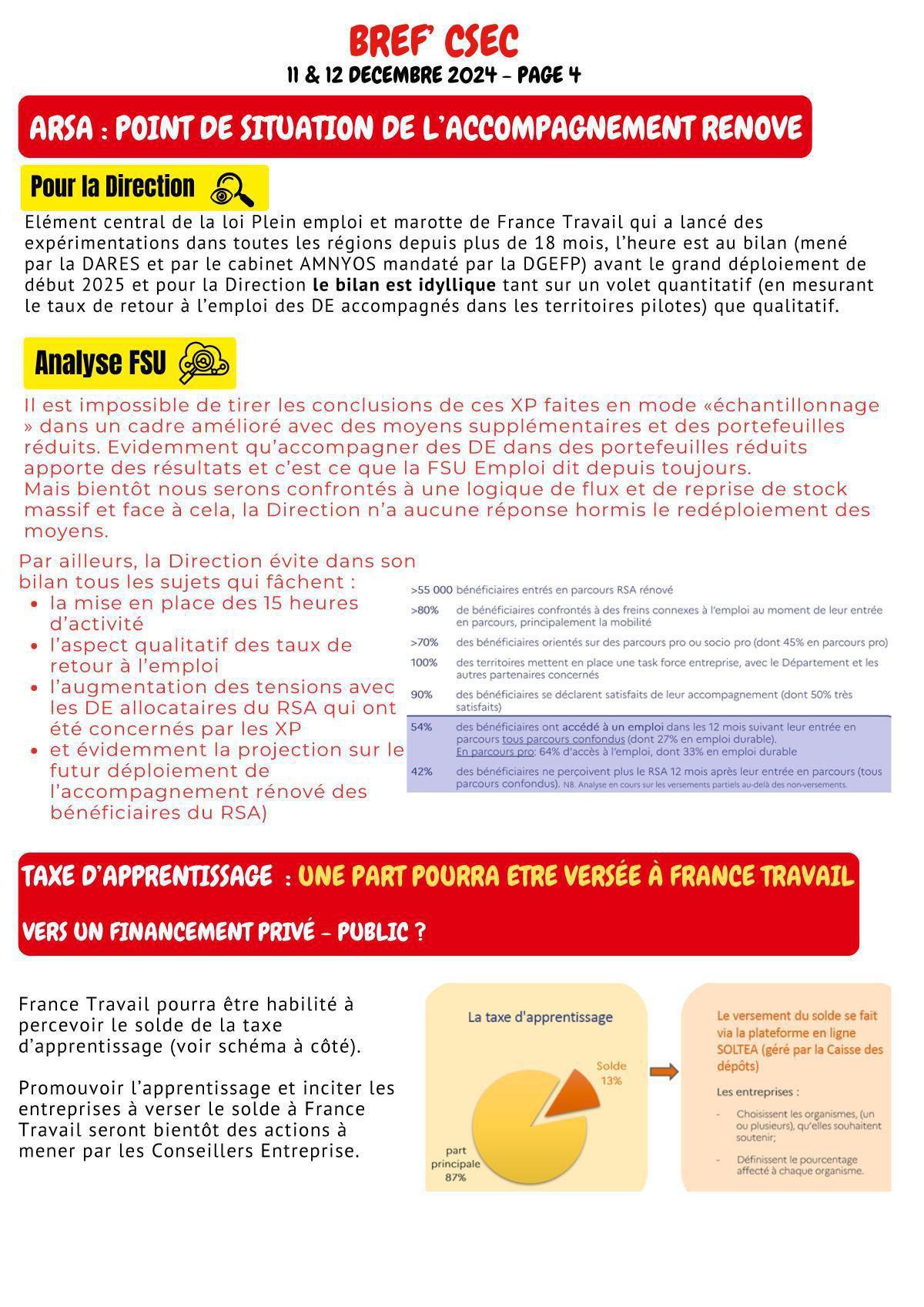 Bref CSEC 11 & 12 décembre Bref CSEC 11 & 12 décembre