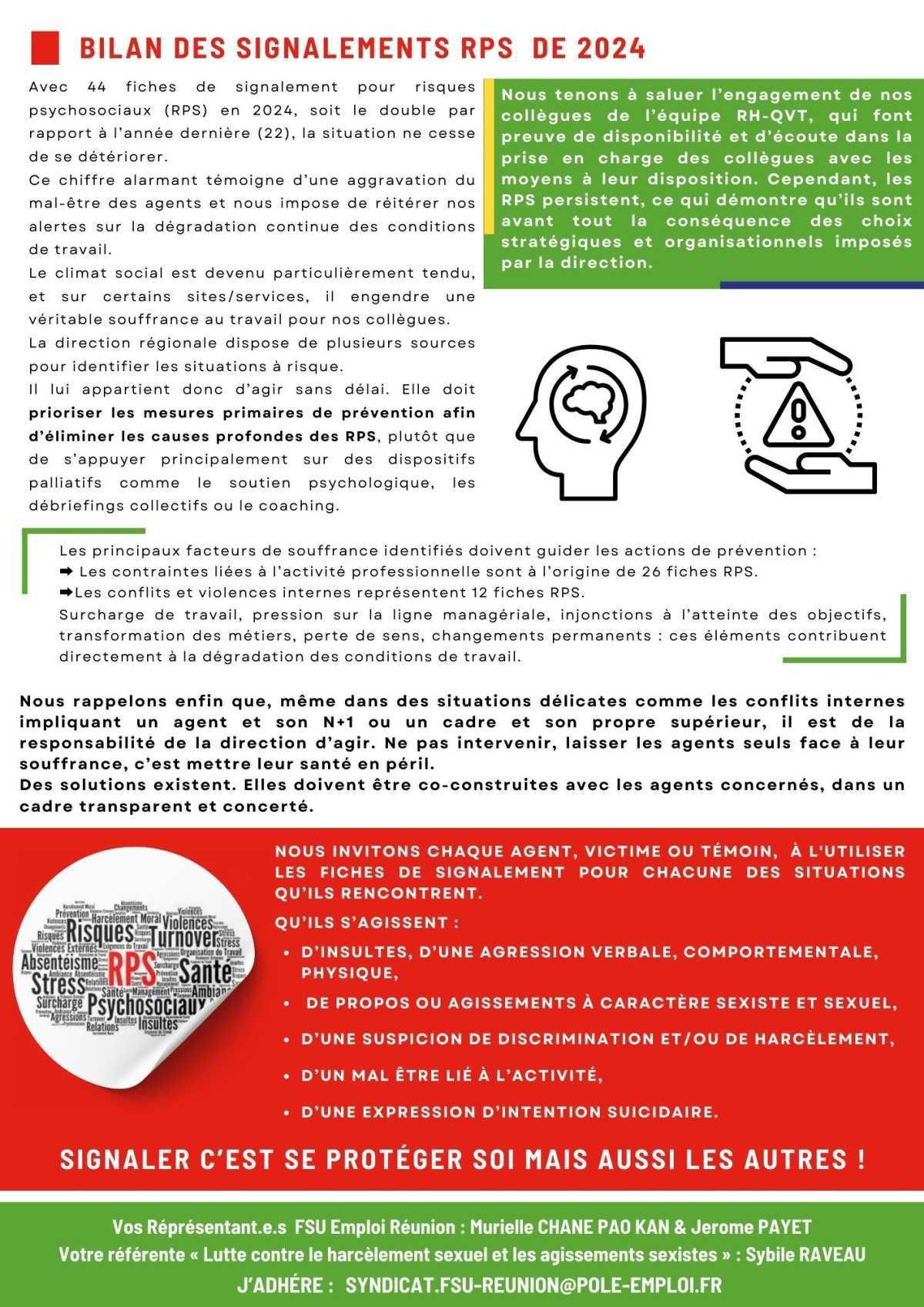 Kozman CSSCT 12 février 2025 : Bilan des agressions et incivilités de l’année 2024