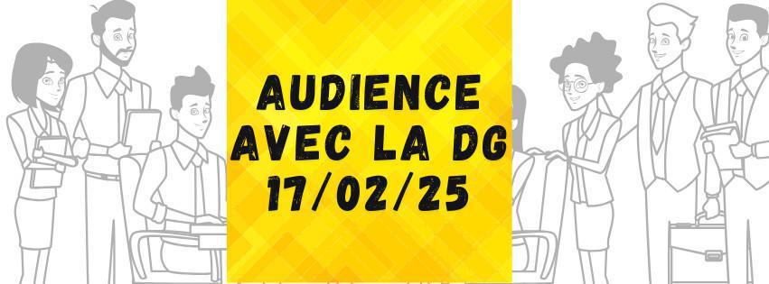 Audience de l’intersyndicale France Travail avec le DG