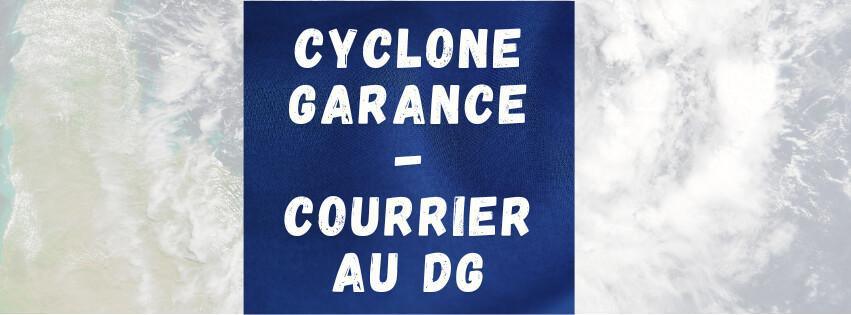 Courrier de la FSU Emploi au DG suite au passage du cyclone Garance.