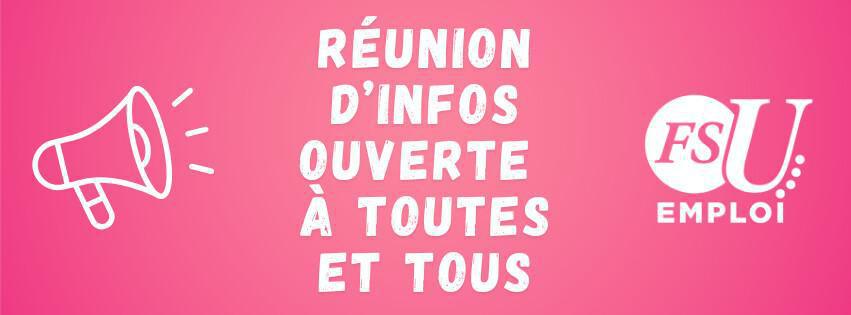 Réunion d'infos sur France Travail ouverte à tous les personnels