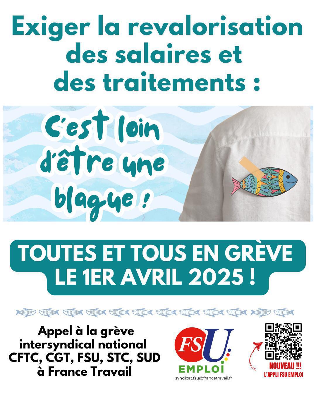 Toutes et tous en grève le 1er avril pour une revalorisation salariale
