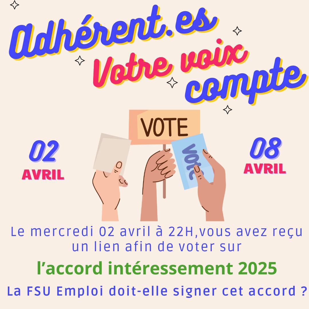Adhérent.es, faites entendre votre voix