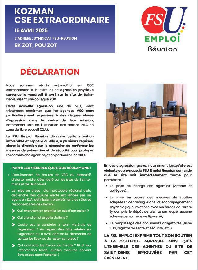 Kozman CSE Extra du 15 avril 2025 Kozman CSE Extra du 15 avril 2025