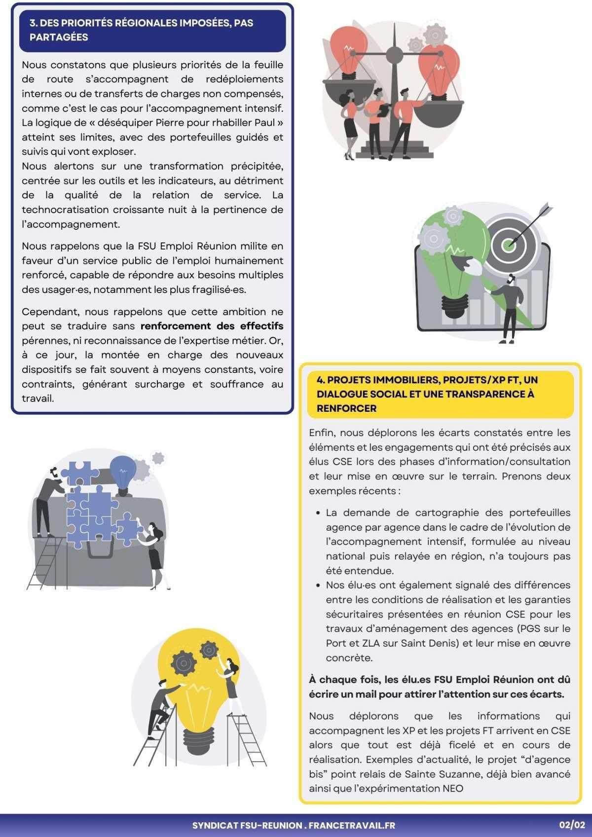 Déclaration de la FSU Emploi Réunion au CSE du 24 avril 2025