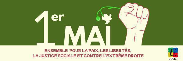 Toutes et tous concerné.es, toutes et tous dans les cortèges du 1er mai !!!