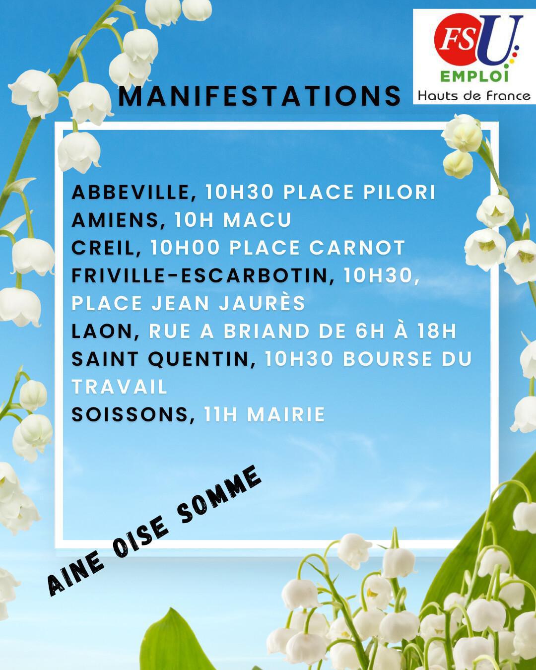 1er Mai en Hauts de France