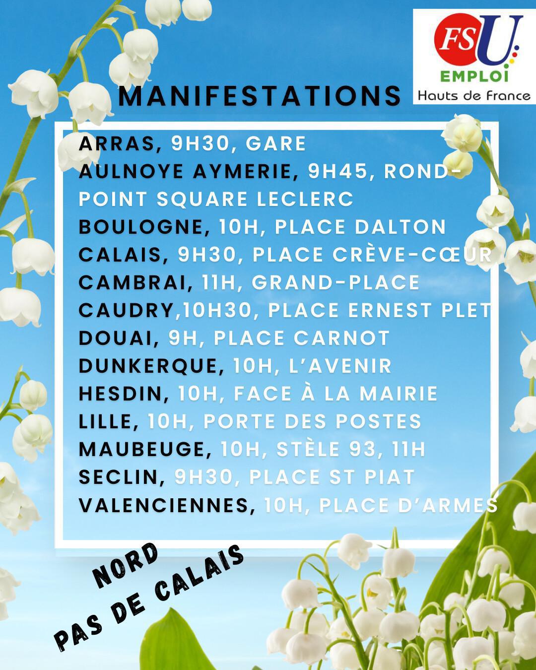 1er Mai en Hauts de France