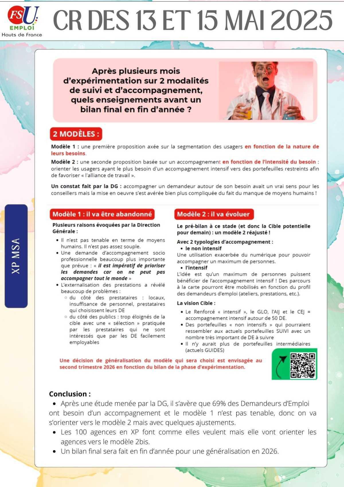Compte rendu du Conseil Régional de Mai 2025