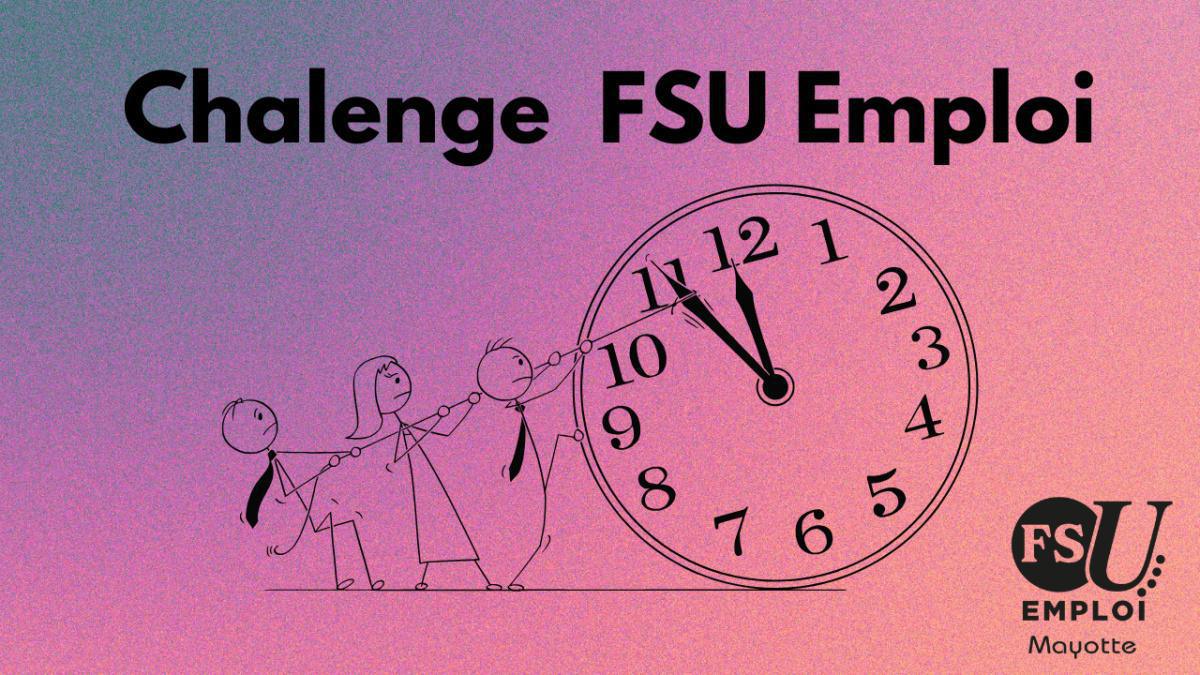 Chalenge FSU Emploi : Téléchargez l'application en 24h