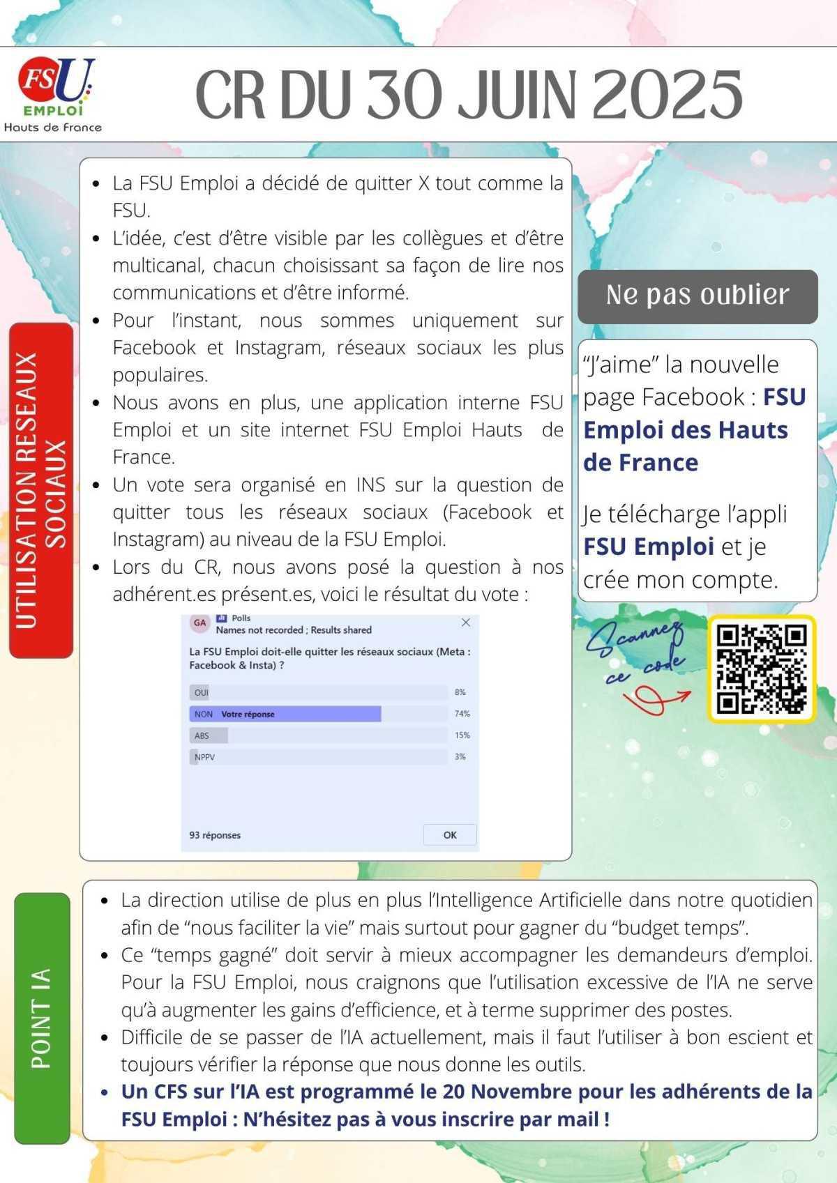 Compte rendu du Conseil Régional de Juin 2025