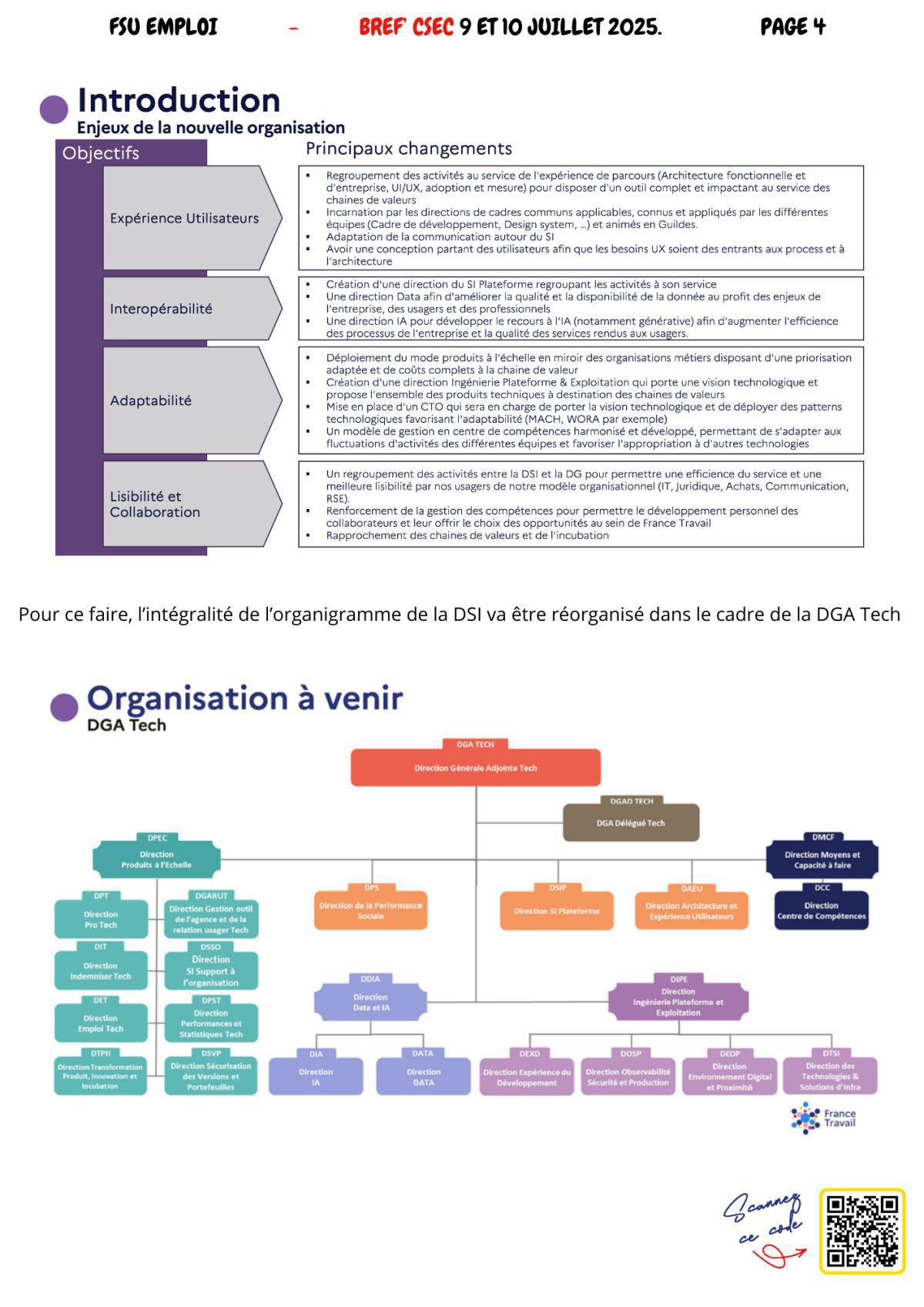 BREF CSEC 9 et 10 juillet 2025