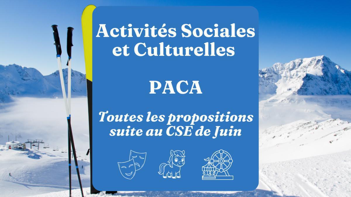 Activités Sociales et Culturelles : flash infos de juin