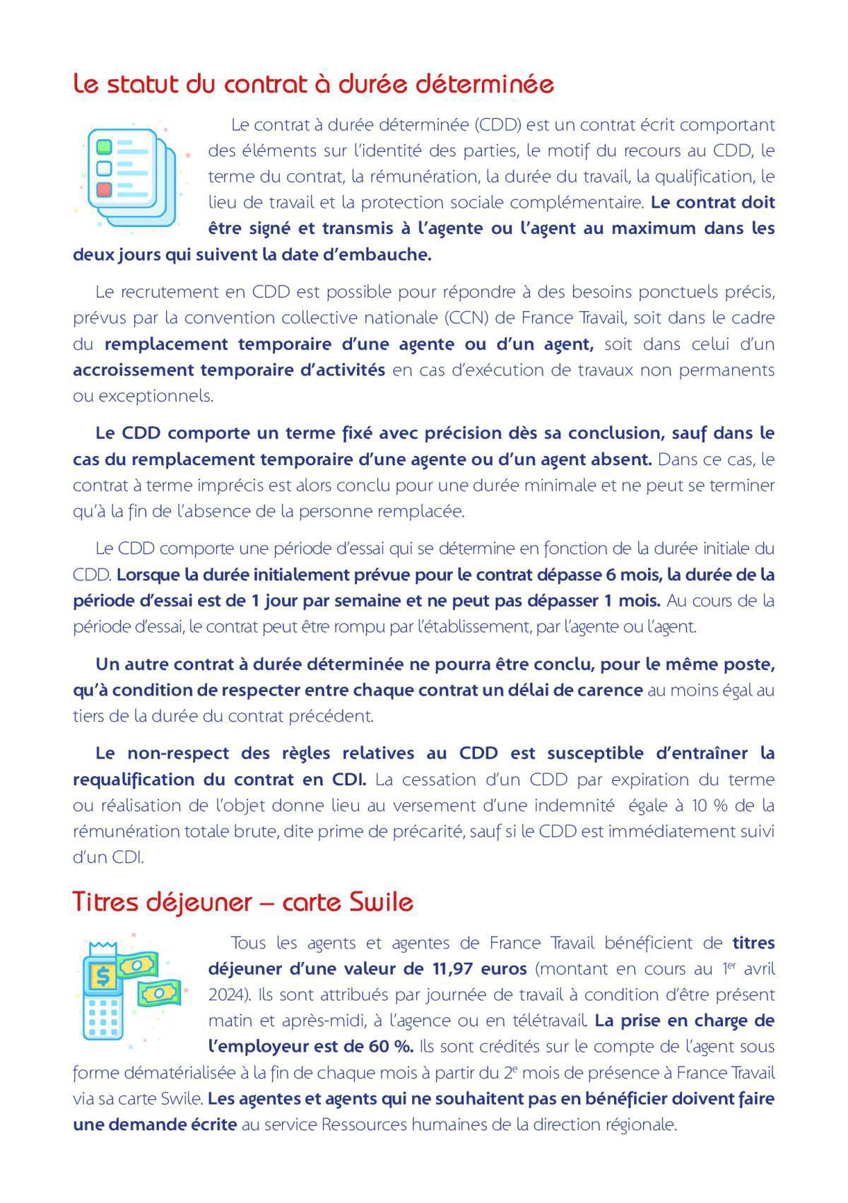 Livret d'accueil, Vous venez d'être recrutés, La FSU vous informe sur vos droits