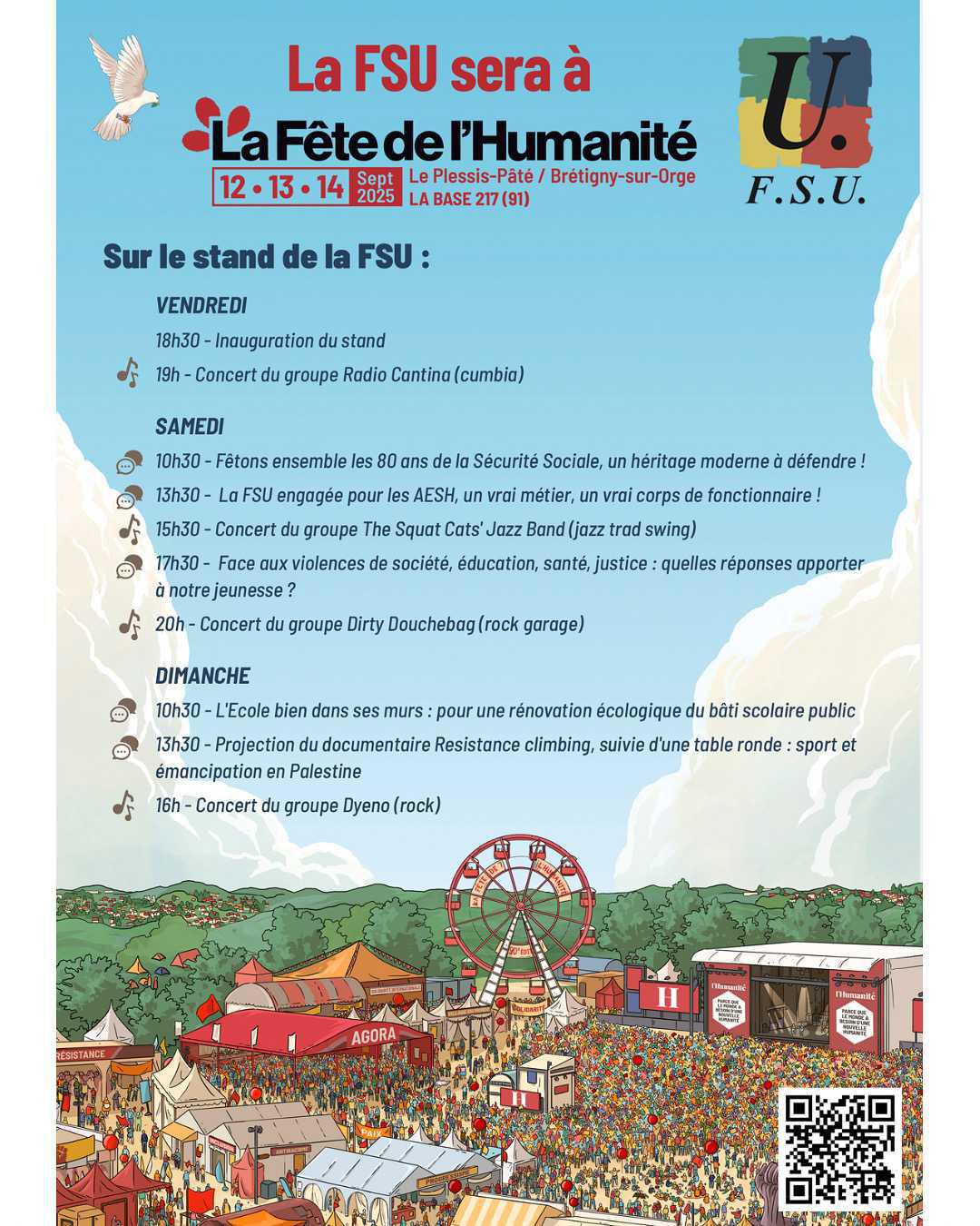 La FSU à la fête de l’humanité 
