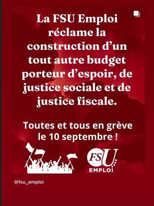 Le 10 septembre construisons la lutte