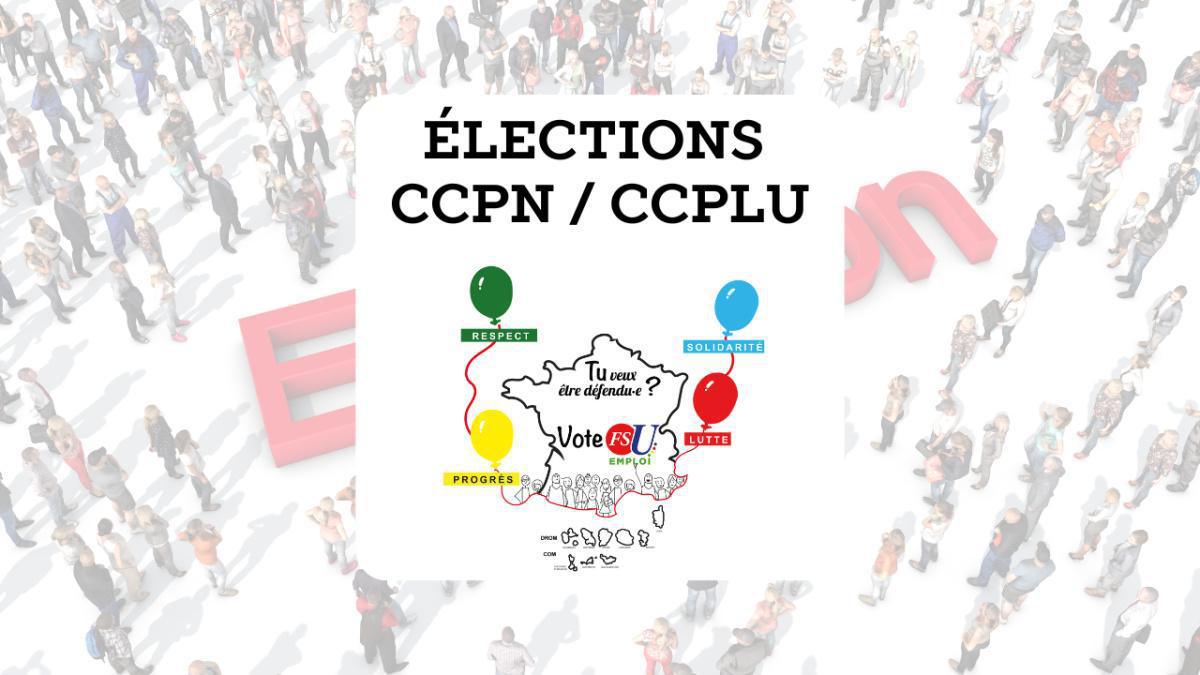 Elections CCPLU et CCPN 