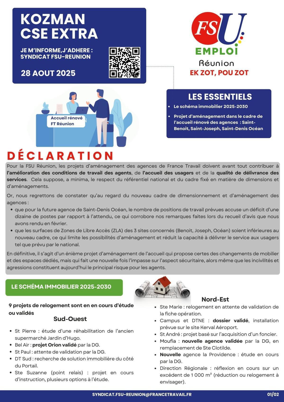 Kozman CSE Extra du 28 août 2025 Kozman CSE Extra du 28 août 2025