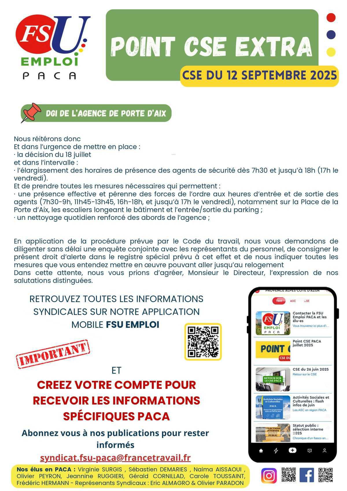 CSE Extra PACA - 12 sept 2025 - Marseille Porte d'Aix