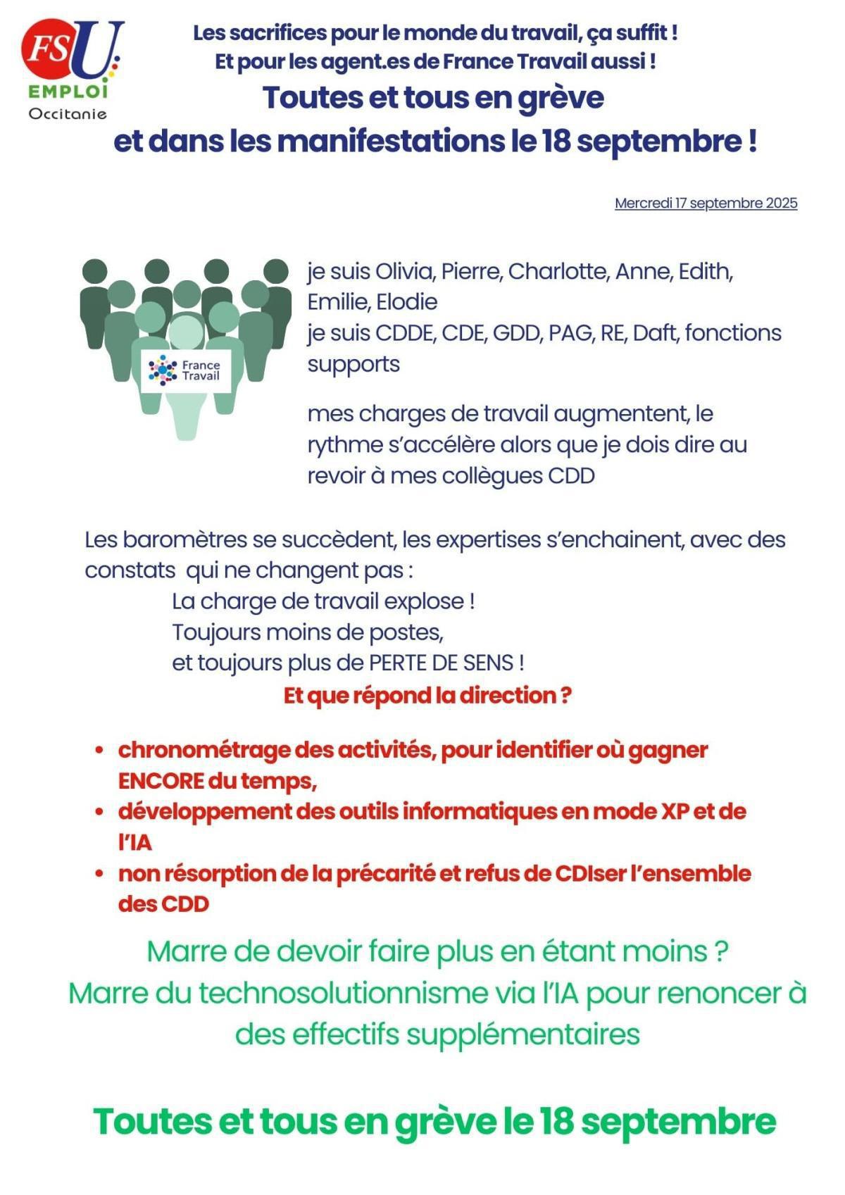 En grève le 18 septembre 2025 3/3