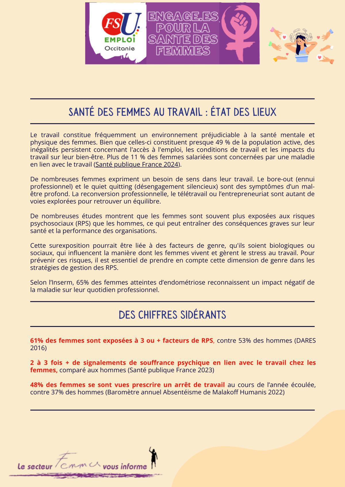Santé mentale des Femmes, cause nationale 2025... Où en est-on ?