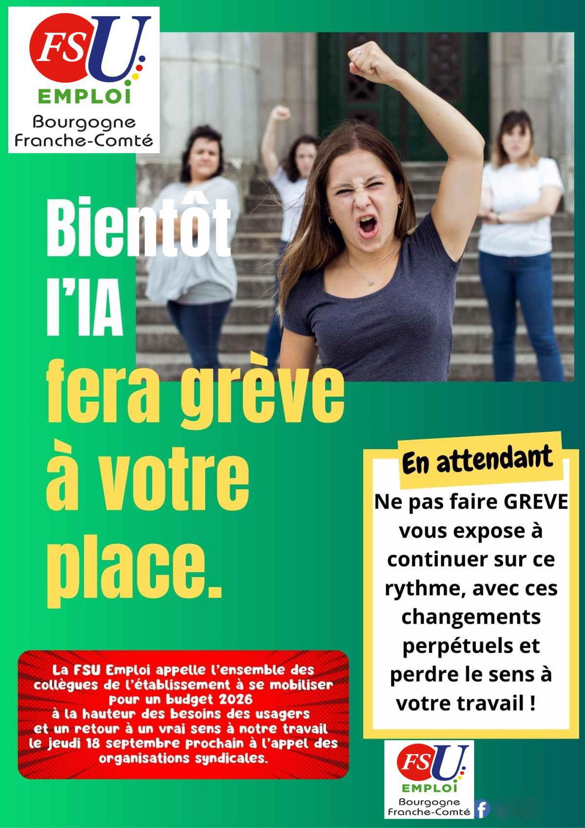 Toutes et tous en grève le 18 septembre 