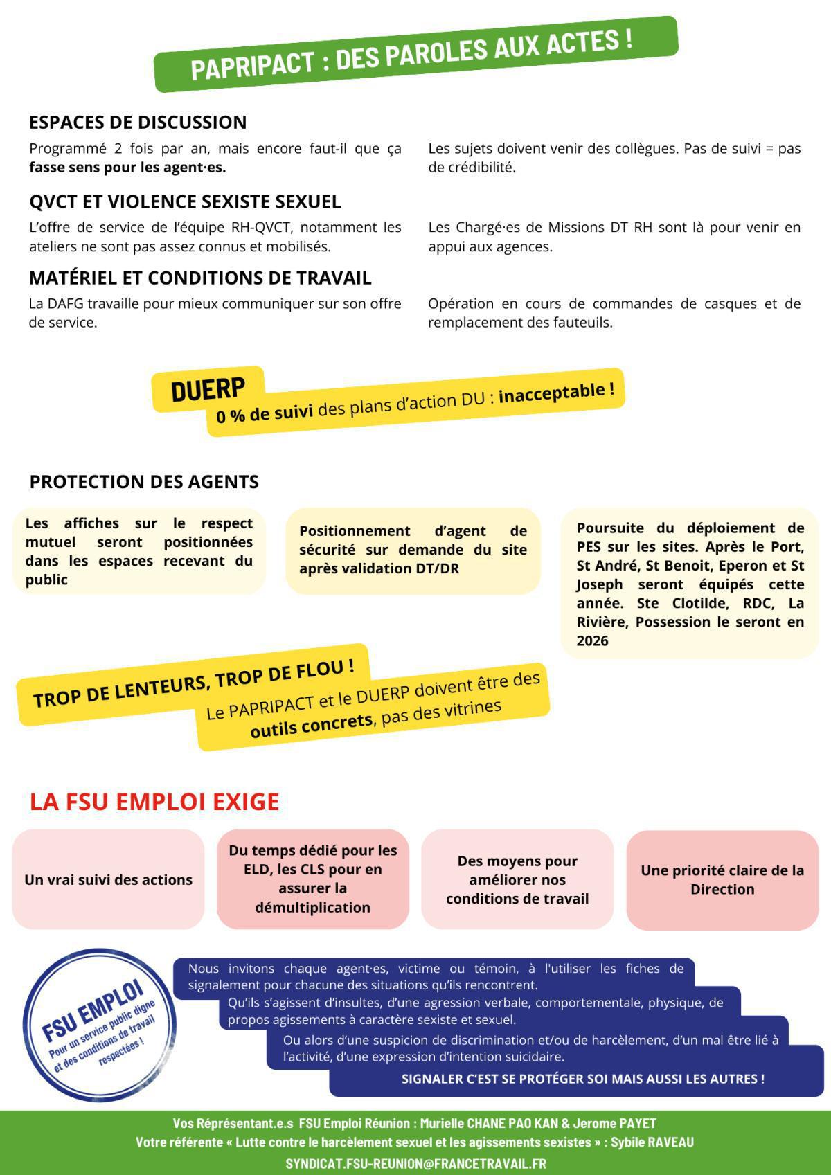 Kozman CSSCT du 24 septembre 2025 : agressions, l'employeur doit garantir notre sécurité ! C'est la loi !