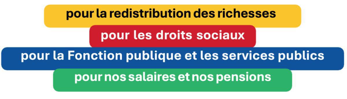 Le 2 octobre, toutes et tous en grève Le 2 octobre, toutes et tous en grève