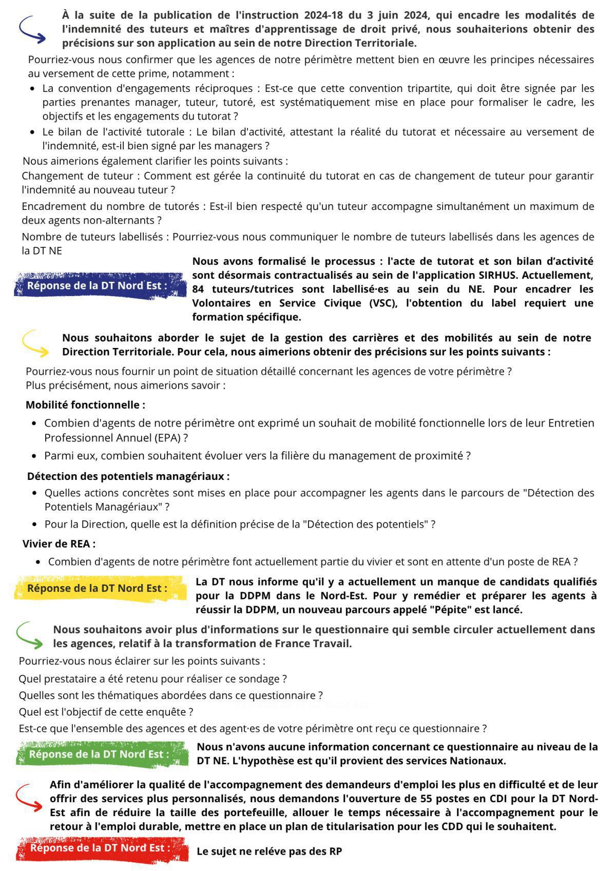 Les RP FSU Emploi Réunion à vos côtés. Septembre 2025
