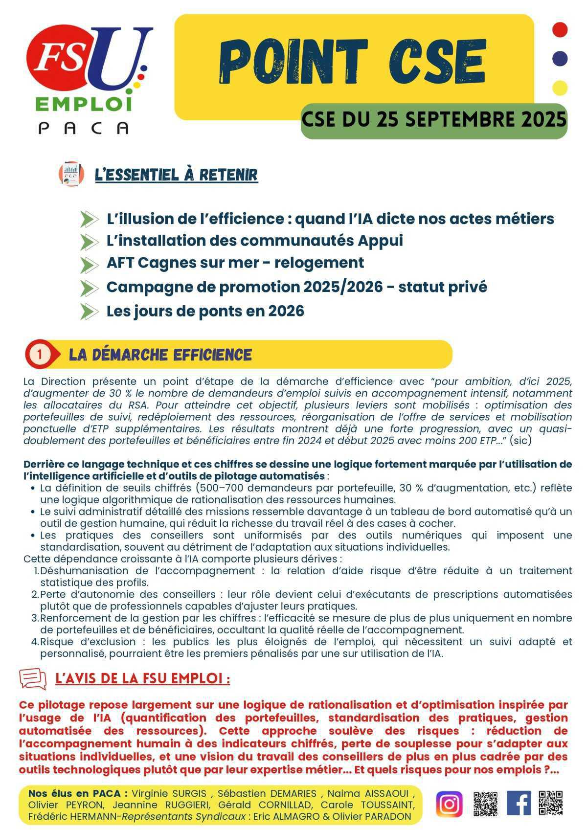 Point CSE PACA - Sept.2025
