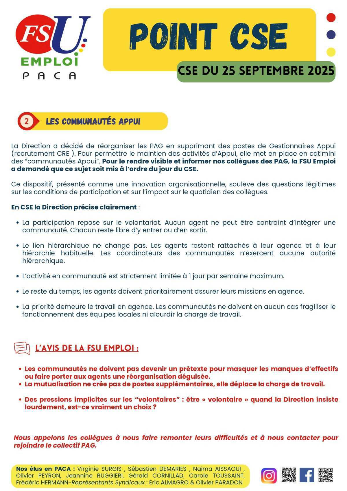 Point CSE PACA - Sept.2025