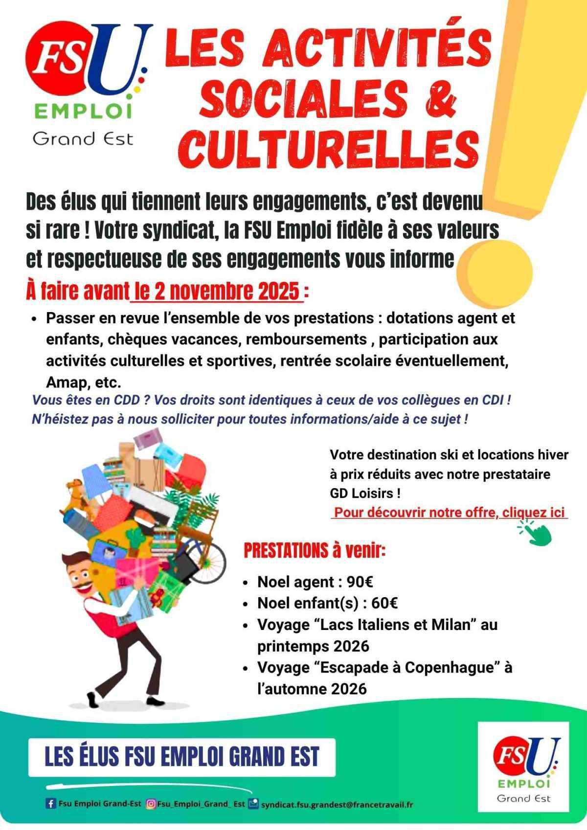 ASC - A faire avant le 2 novembre !