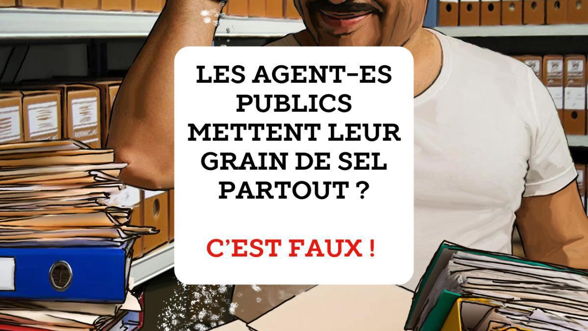 Les agent-es publics mettent leur grain de sel partout ? C'est faux !