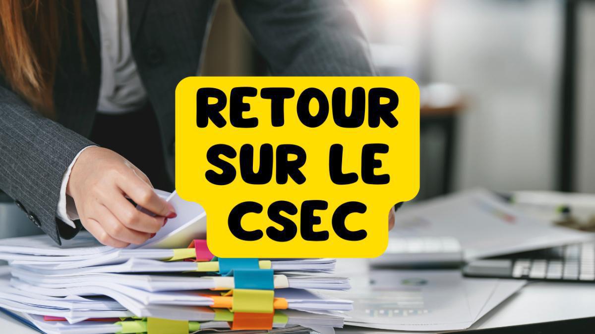 Bref CSEC 6 et 7 novembre 2025