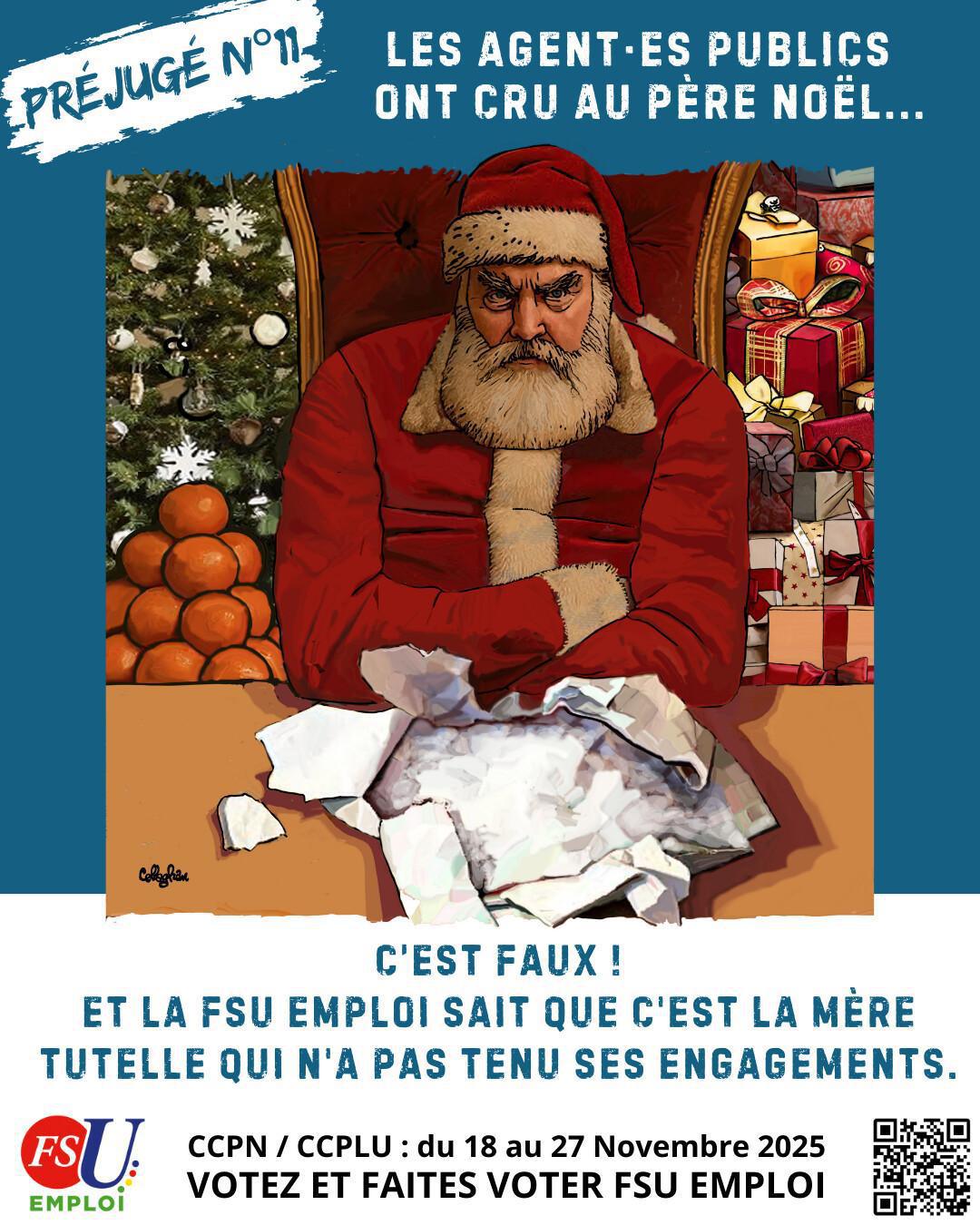 Les agent·es publics ont cru au père Noël ?