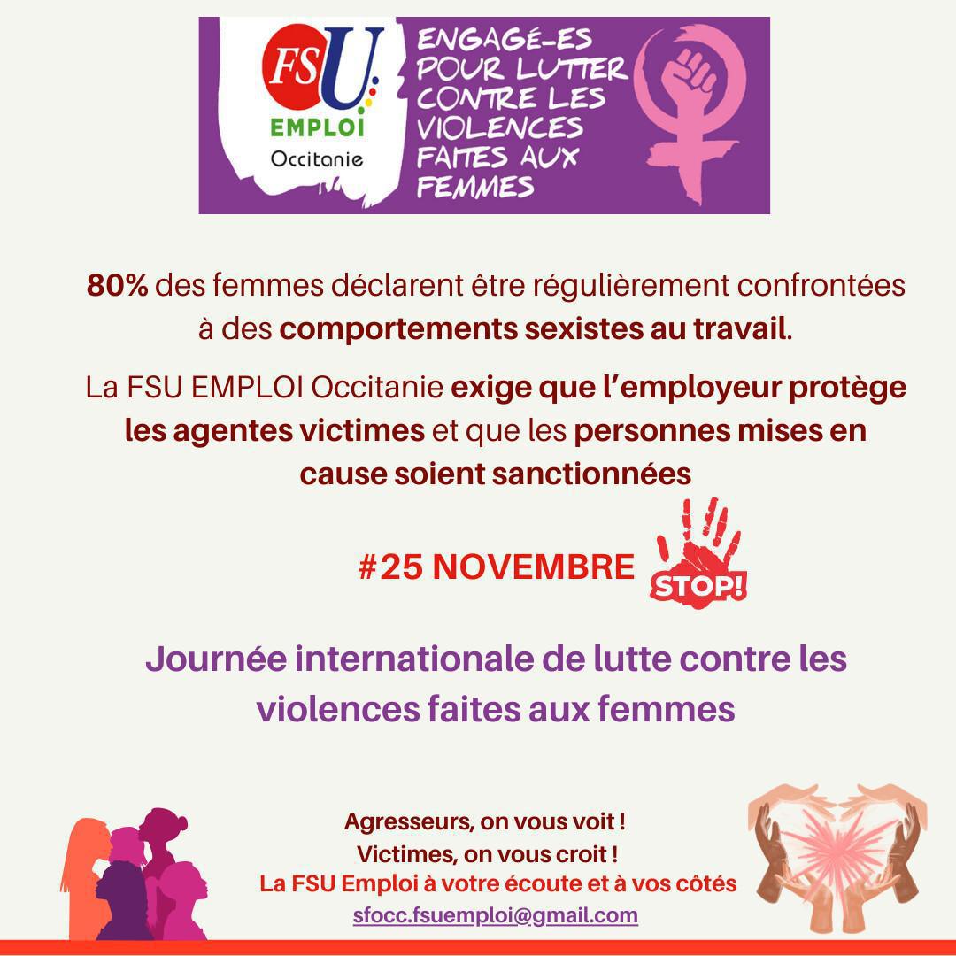 Journée internationale de lutte contre les violences faites aux femmes