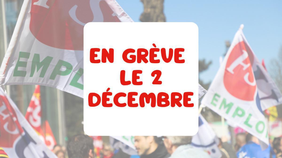 2 décembre – Dans la fonction publique, la mobilisation commence à porter ses fruits, il faut continuer ! 2 décembre – Dans la fonction publique, la mobilisation commence à porter ses fruits, il faut continuer !