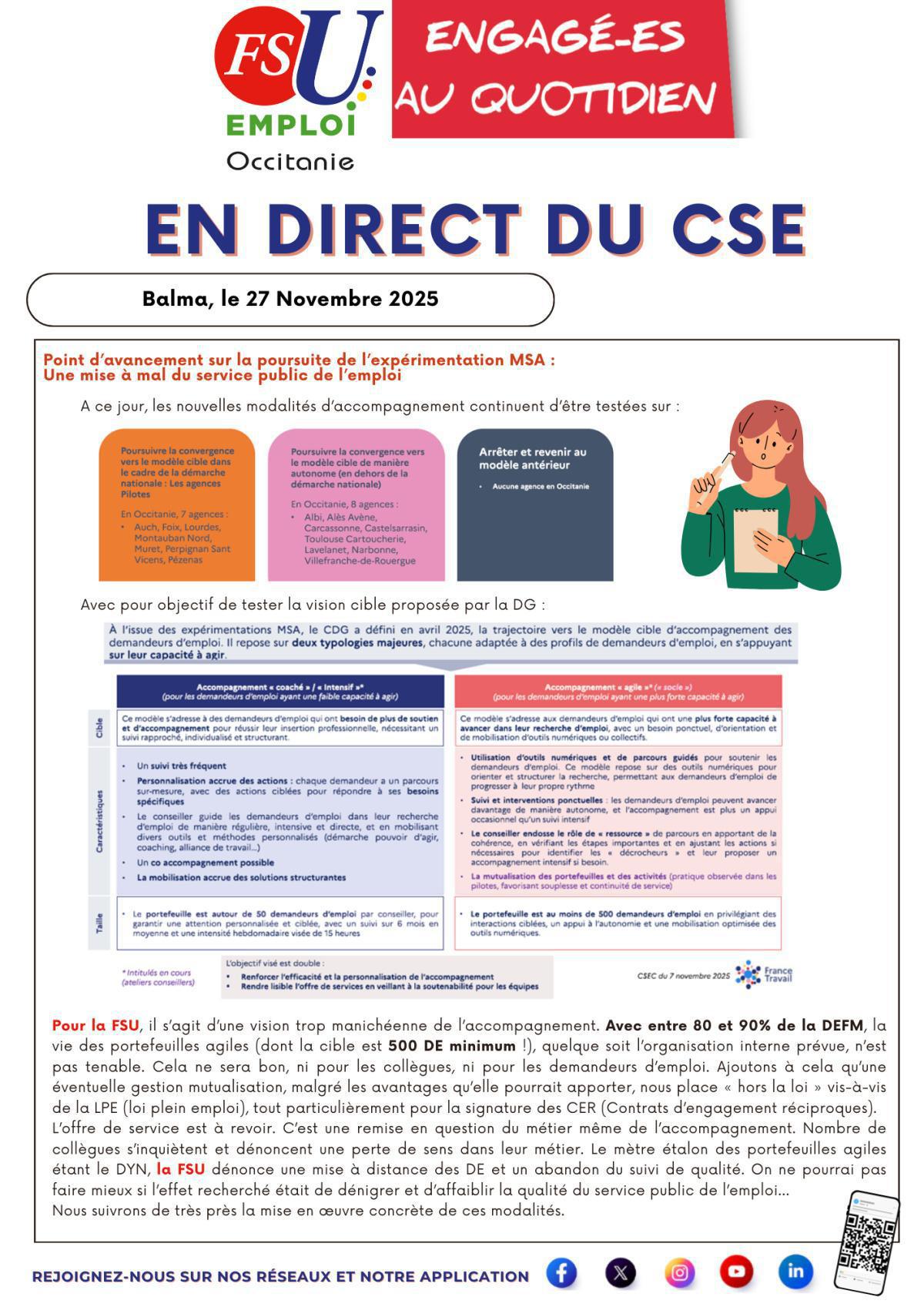 En Direct du CSE - 27 Novembre 2025