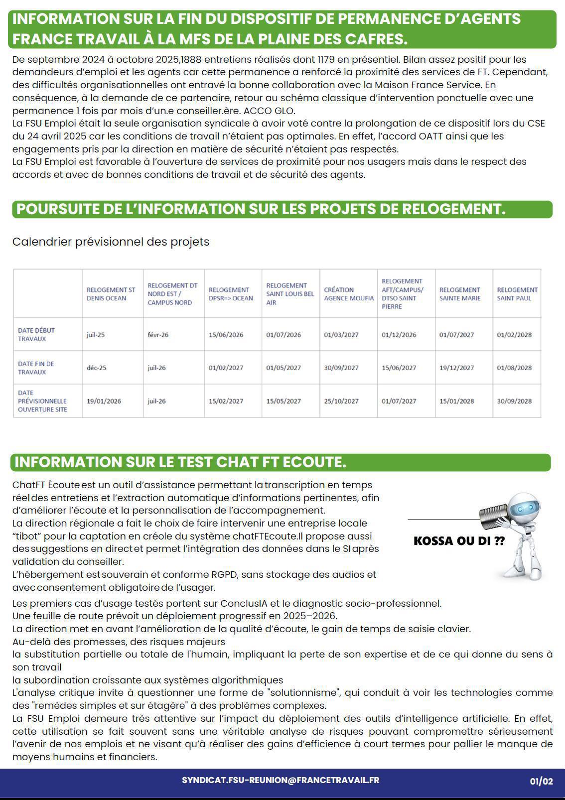 Kozman CSE du 15 décembre 2025 Kozman CSE du 15 décembre 2025