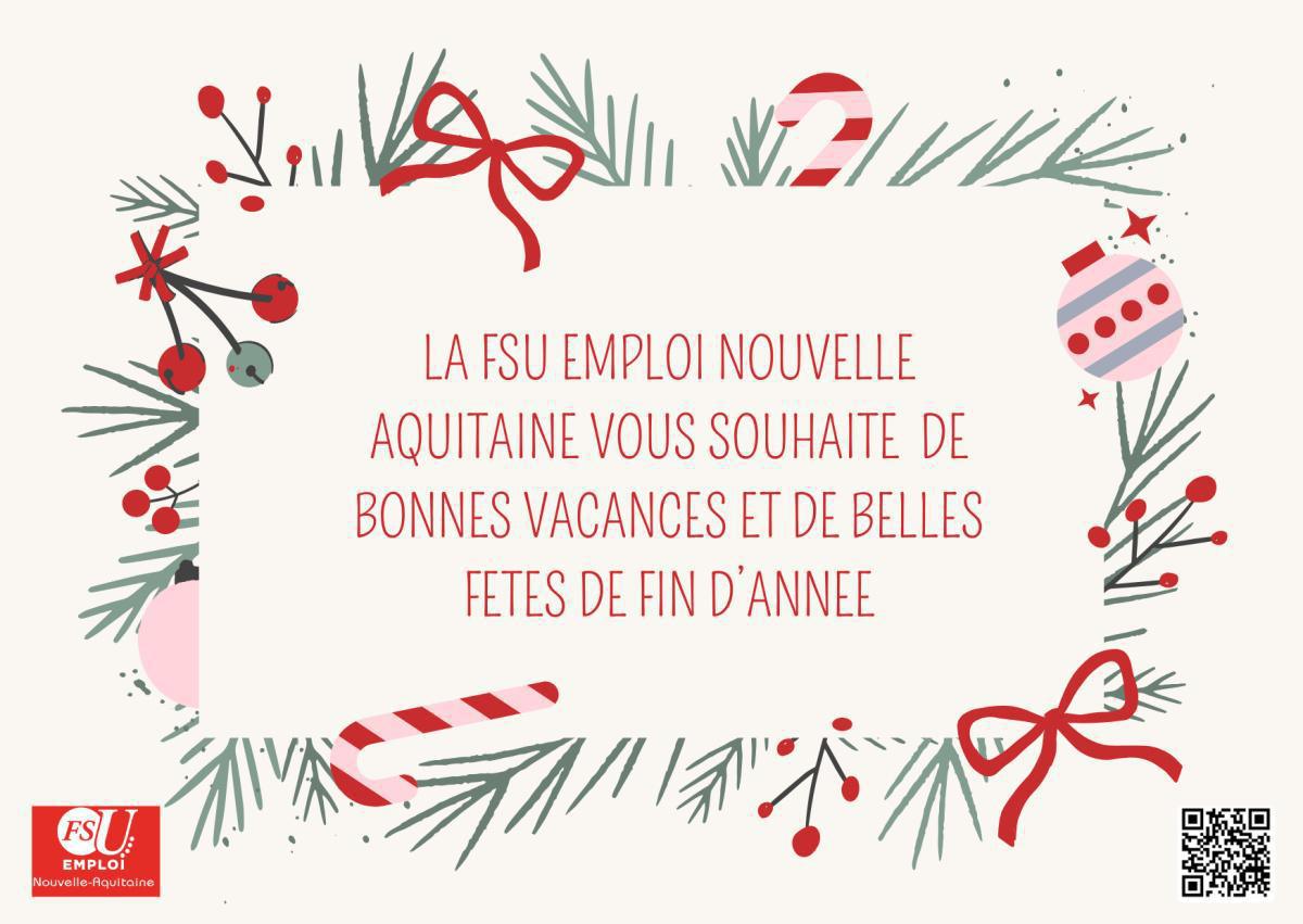 JOYEUSES FETES DE FIN D'ANNEE