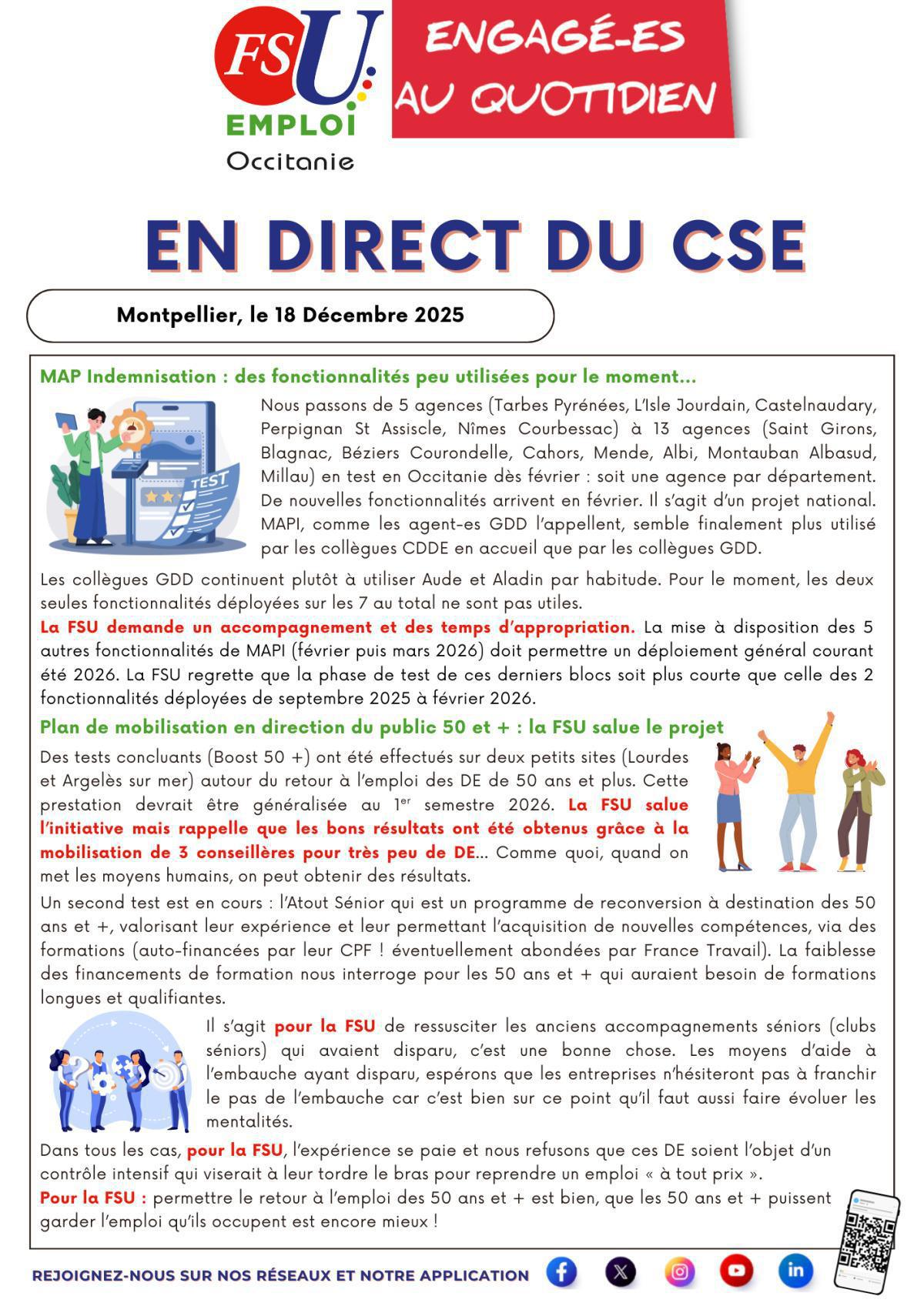 En Direct du CSE - 18 Décembre 2025