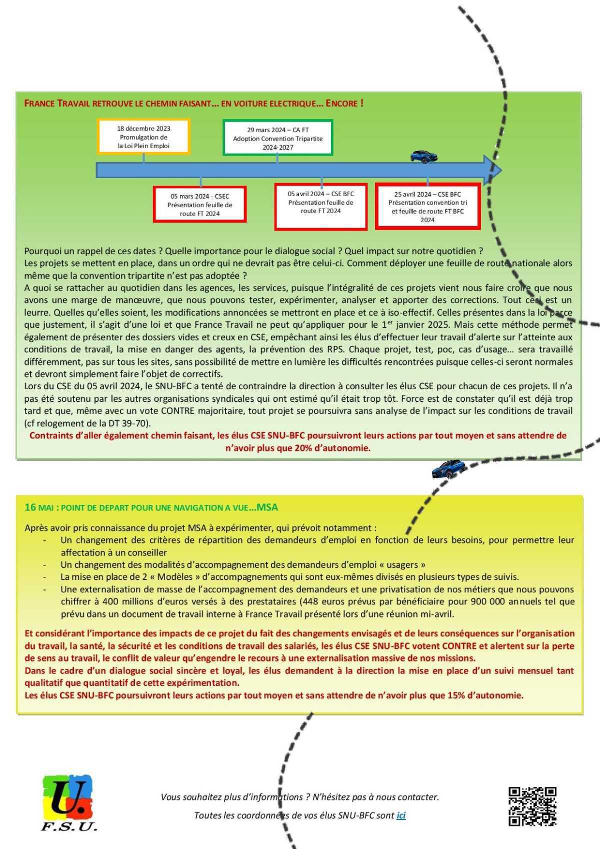 L'oeil de la FSU - Avril 2024