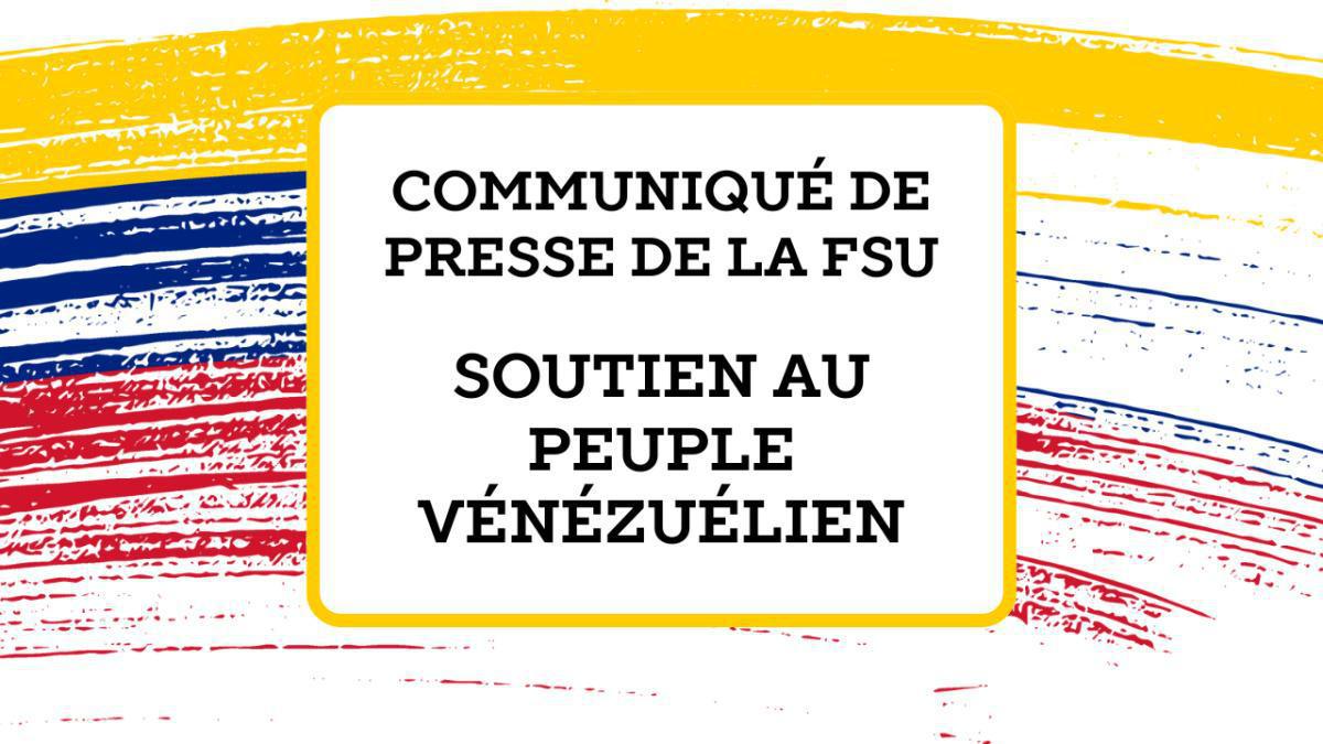 Soutien au peuple vénézuélien Soutien au peuple vénézuélien