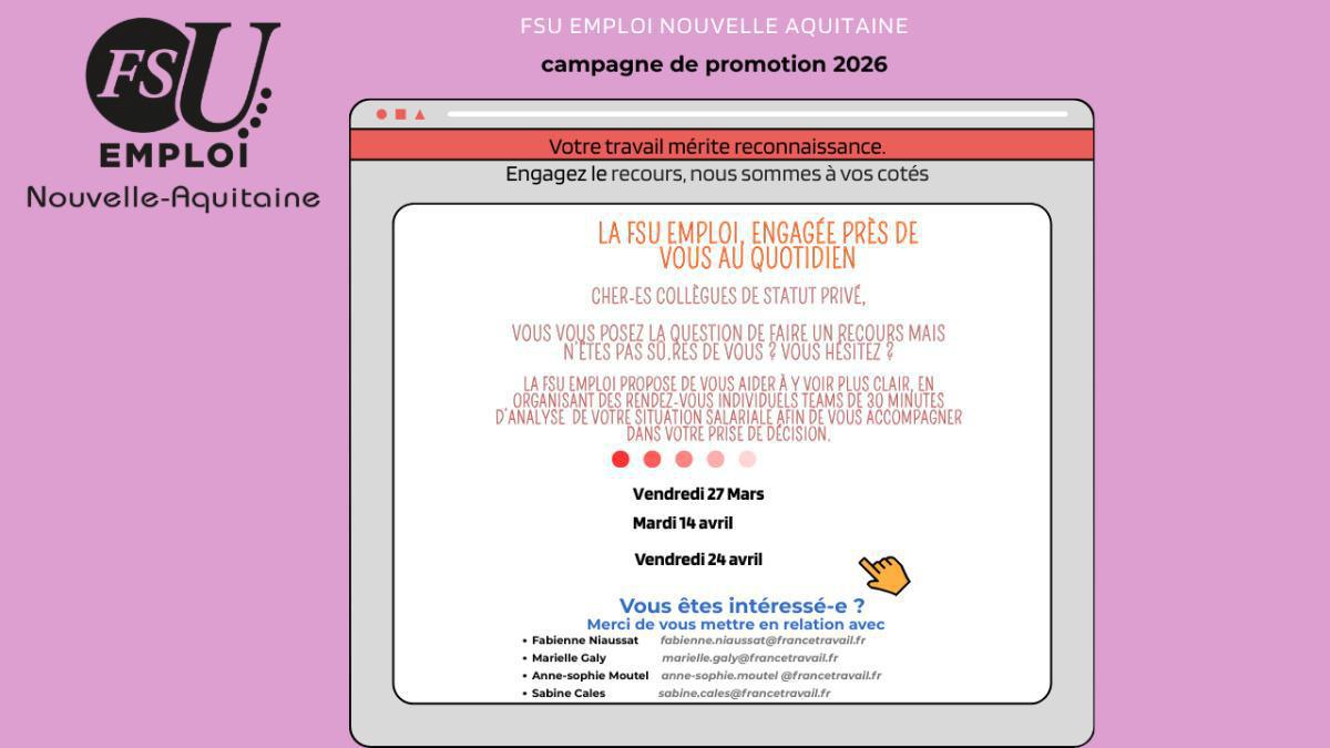 CAMPAGNE DE PROMOTION, LE COMPTE N'Y EST PAS !