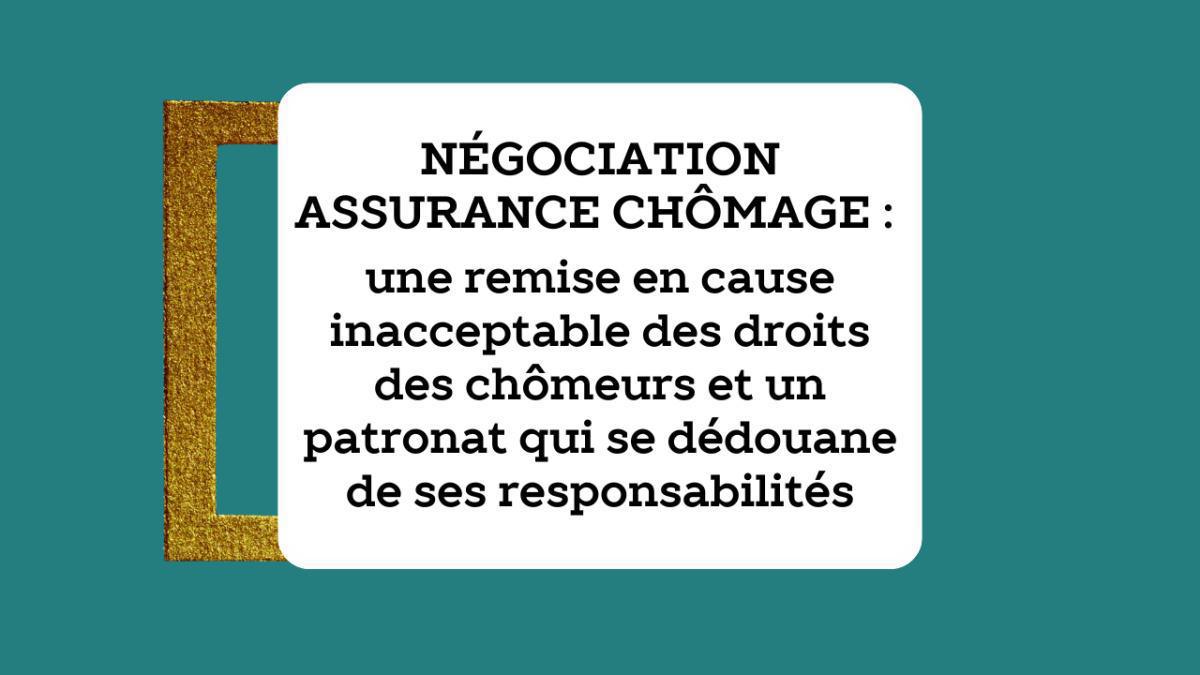 Négociation assurance -chômage : communiqué de presse de la FSU Emploi