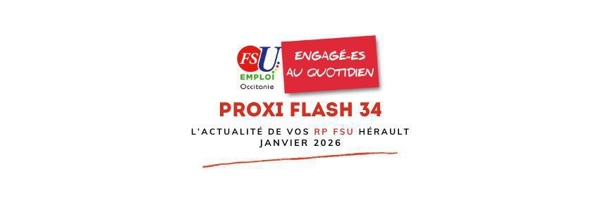Proxi Flash 34 JANVIER 2026