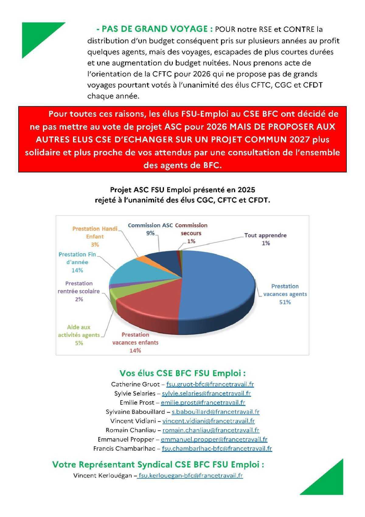 CSE : ACTIVITES SOCIALES ET CULTURELLES A QUOI BON ?