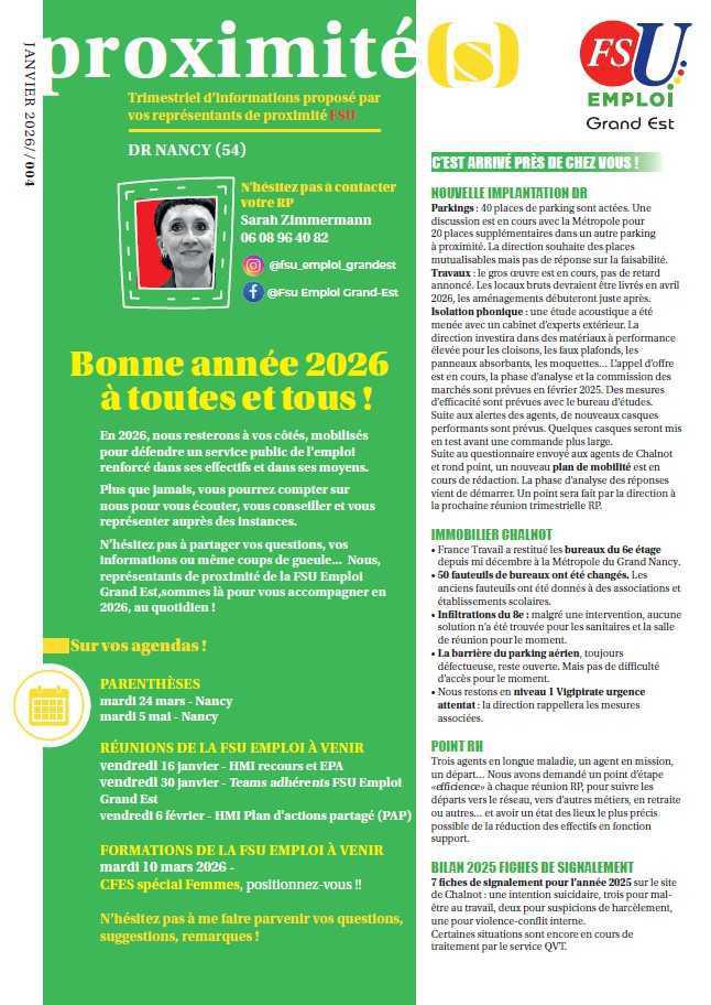 PROXIMITE(S) DR Nancy 